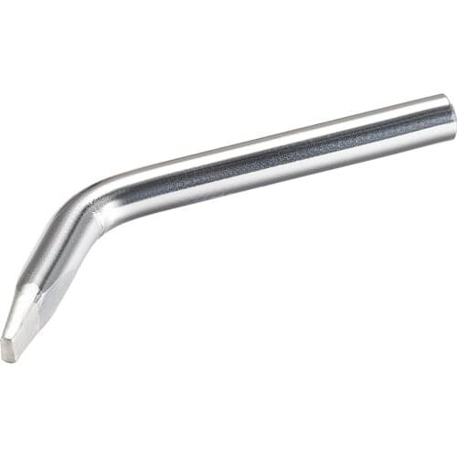 Uxcell 62mm Lead-free Soldering Iron Tip Replacement 4mm Width Solder Bend Tip Welding Equipment for Soldering 60W