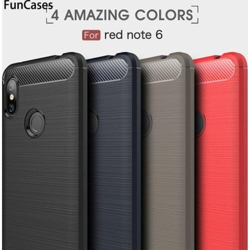 Phone Case For Xiaomi Max3 Carbon Fiber Brushed TPU Protective Case For Redmi 6pro Matte Fashion Soft Plastic Phone Case