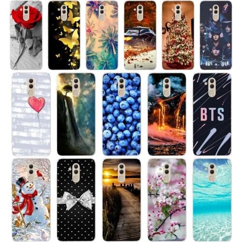 X soft case For Huawei Mate 20 Lite Case 6.3 inch Transparent Silicone Phone For Huawei Mate 20 Lite Cover Coque Capa