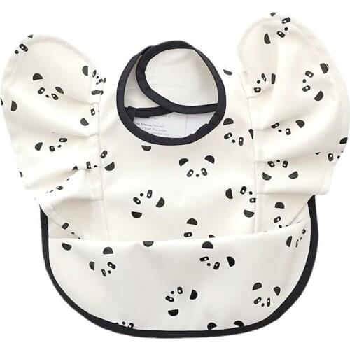 Baby Printing Burp Cloth Infant Toddler Colorful Bibs Feeding Accessory Waterproof Washable Apron Tableware