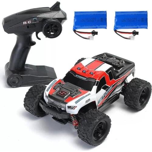 HS 18301/18302 1/18 2.4G RC Car 4WD 40 + MPH High Speed Big Foot RC Racing Car OFF-Road Vehicle Remote Control Car Toys