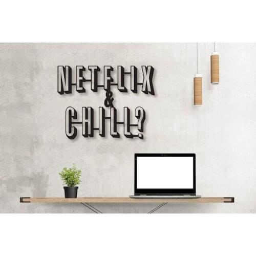 Netflix & Chill Metal Wall Decor 448101997