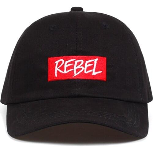REBEL Fashion summer snapback hat baseball cap letter embroidery REBEL Dad Hat for men women gorra Casquette cap wholesale