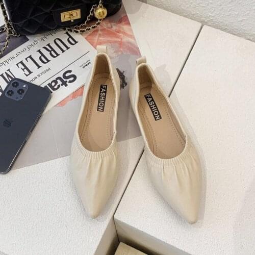 2021 Summer Ballet Flats For Women Flat Shoes Designer Loafers Ladies Womans Slip-on Shoes Casual Walk Moccasins Without Heels