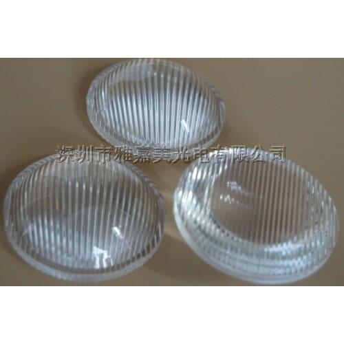 Power LED lens diameter 23mm pinstripe Plastic Plano Convex lens,led optical lens,Led reflector lens