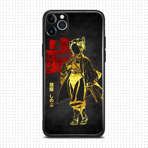 Shinobu Kocho demon slayer anime For iPhone se 6 6s 7 8 plus x xr xs 11 12 mini pro max soft silicone phone case cover shell