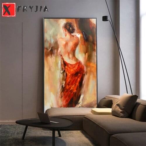 New 5D Round Diamond Painting Selling Abstract art sexy woman Sticker Diamond diy Embroidery Home Decoration Mosaic