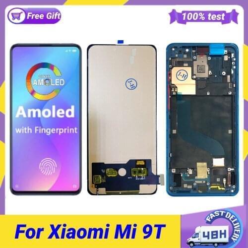 Original AMOLED 6.39" for Xiaomi Mi 9T Pro Mi 9t Mi9t LCD Redmi K20 Pro LCD Display Touch Screen Digitizer Assembly Repair Parts