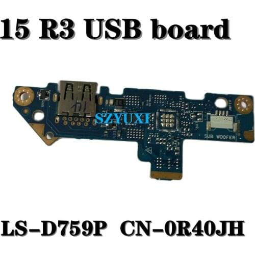 Original brand NEW For Dell Alienware 15 R3 USB Board LS-D759P CN-0R40JH R40JH 0R40JH
