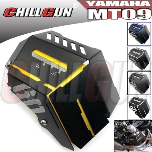 Motorcycle Radiator Water Cooling Tank Reservoir Bezel Side Protection Cover Guard For YAMAHA MT-09 FZ-09 MT09 FZ09 2014-2017