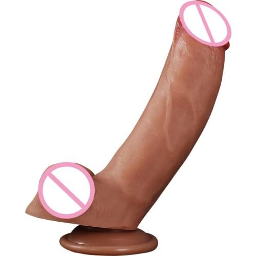 Silicone Realistic Penis Dildo Sexy Huge Dildo with Suction Cup for Female Masturbator Adult Sex Toys for Woman Dildos for Anal