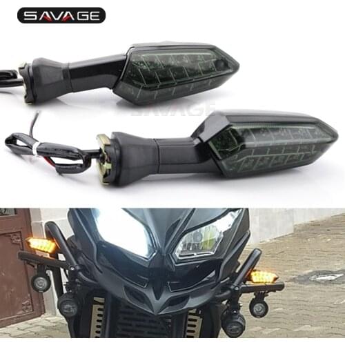 LED Turn Signals For KAWASAKI Z800 Z750 Z300 Z1000 Z 250 150 KLZ Versys 1000 ZRX KLE Versys 650 Motorcycle Indicator Light Lamp