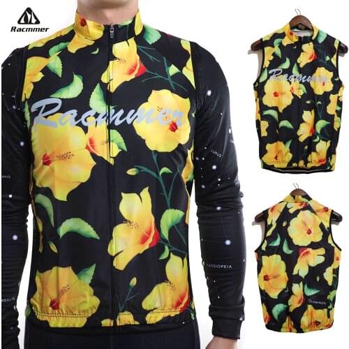 Racmmer 2020 Sleeveless Cycling Windbreaker Jersey Clothing Windstopper Bicycle Bike Windproof Jacket Men Clothes Maillot