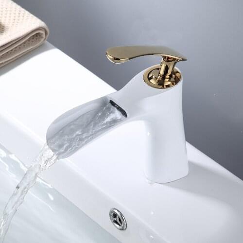 Zeng Hunk White Bath Mixers
