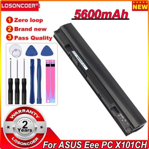 5600mAh Laptop Battery For ASUS Eee PC X101CH X101 X101C X101H Replace A31-X101 A32-X101 Battery