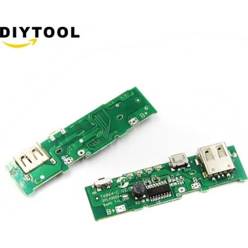 5V 1A Power Bank Charger Board Charging Circuit PCB Board Power Supply Step Up Boost Module Mobile Phone For 18650 Battery DIY