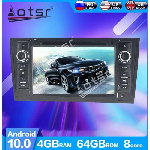 AOTSR Android 10.0 Car GPS Navigation Car DVD Player For AUDI A6 1997-2005 Allroad 2000-2006 Multimedia Player Head Unit