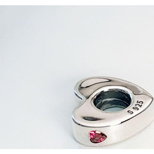 Authentic 925 Sterling Silver Beads New Two Heart Fashion Dependent Beads Fit Original Pandora Bracelet For Women Diy Jewelry