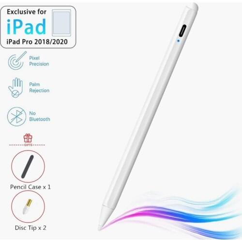 For iPad Pencil with Palm Rejection Active Stylus Pen For iPad Pro 11 12.9 2020 2018 2019 6th 7th Gen mini 5 for Apple Pencil 2
