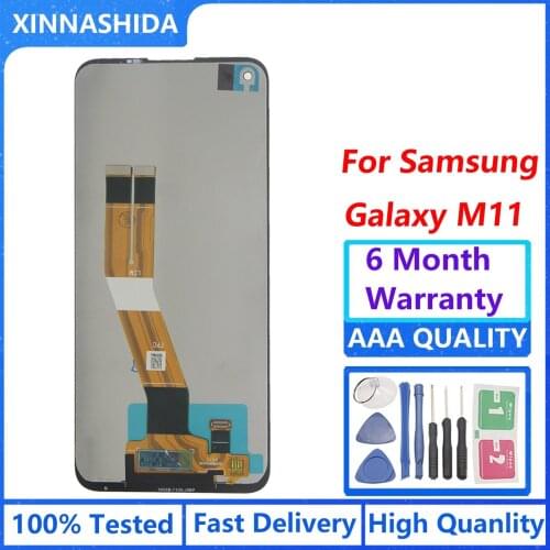 For Samsung Galaxy M11 SM-M115F SM-M115F/DSN LCD Display Touch Screen Digitizer 6.22'' For Samsung M11 lcd