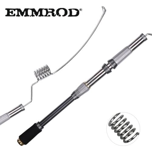 EMMROD Stainless Steel Sea Spinning Fishing Rod 72cm Telescopic Fishing Rod Rock Fishing Rod