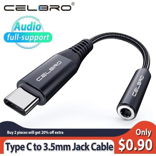 USB Type C to 3.5mm jack Cable Type C AUX Adapter 3.5 mm Audio Connector USB-C Headphone Adapter for Samsung Galaxy S20 Ultra 5G