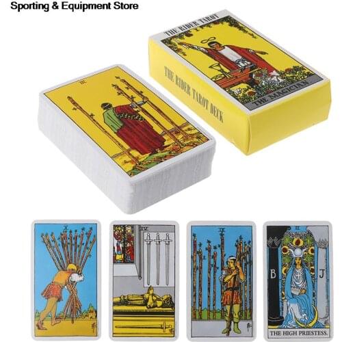 Full English Radiant Rider Wait Tarot Cards Factory Made High Quality Smith Tarot Deck Board Game Cards