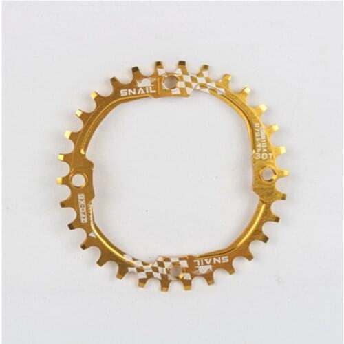 SNAIL 104BCD Round Mountain Bike Chainwheel Positive And Negative Chainring Narrow Wide Ultralight 30T