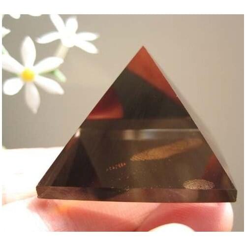 NATURAL SMOKY QUARTZ CRYSTAL PYRAMID 46g HEALING