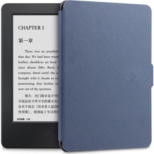 New Ultra Slim Smart Magnetic PU Leather Protective Shell Smart Case Folio Cover For Amazon Kindle Paperwhite 1/2/3