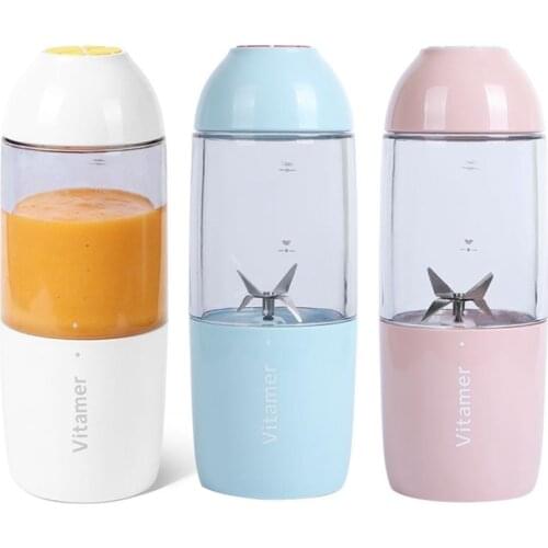 Vitamer 400ML 4000MAh Portable Smoothie Blender Mini USB Mixer Electric Juicer Charging Vitamer Fruit Juicer