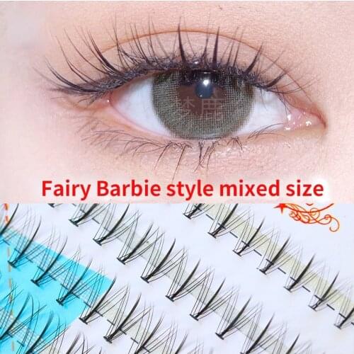 Professional Makeup Personal Cluster Eyelash Grafting False Eyelashes Single Cluster Segmented Mixed Size Volume C Volume