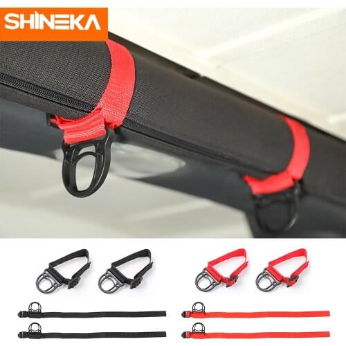 SHINEK Stowing Tidying ARoll Bar Coat Hook Clothes Hanger 64.5cm For Jeep Wrangler YJ CJ TJ JK JL Unlimited 1997-2020 Coat Hook
