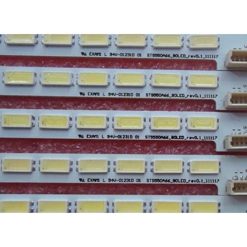 Led backlight screen LTA550HQ22 550HQ20 HQ16 LED strip LJ64-03515A STS550A66_80LED_rev0.1_111117 1 piece 80LED 676mm