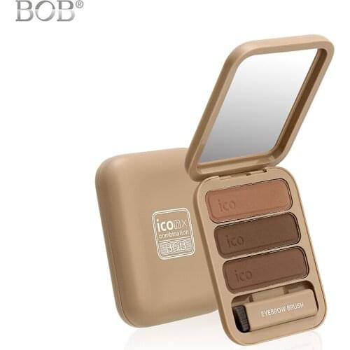 BOB Three-dimensional Shaping Eyebrow Powder with Fine Powder and Even Coloring Waterproof and Sweat-proof Natural Eye Makeup