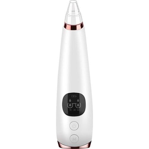 USB charging LED display Pimple Remova Vacuum Suction Facial Tool Blackhead Remover Black Head Pimple Remover Beauty Face Skin
