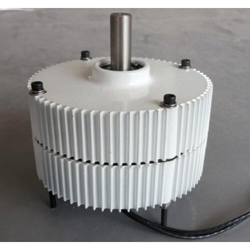 Wind-Powered Three-Phase Ac Small Permanent Magnet Generator 300W400W500W12V24V48 Customized Voltage Shaft