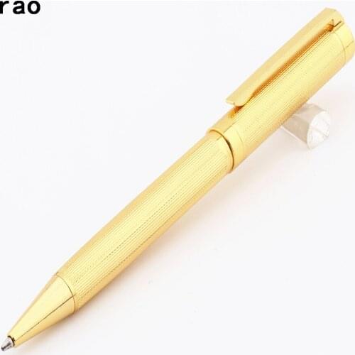 High quality 155 Golden Metal Business office Medium Nib Ballpoint Pen New school students Stationery supplies