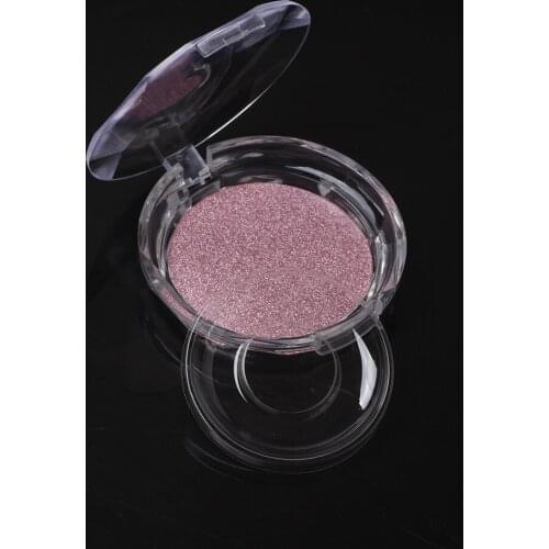 10 Colors False Eyelash Packing Box Transparent Lid Tray Individual Magnet Eyelashes Stand Acrylic Pad Lash Round Storage Tool