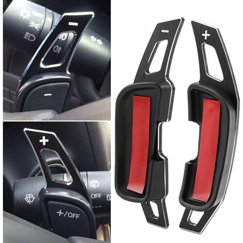 2Pcs Steering Wheel Shift Paddle Shifter Extension For Mazda 3 6 CX3 CX5 BM BN GJ GL Axela At Accessories Interior Parts