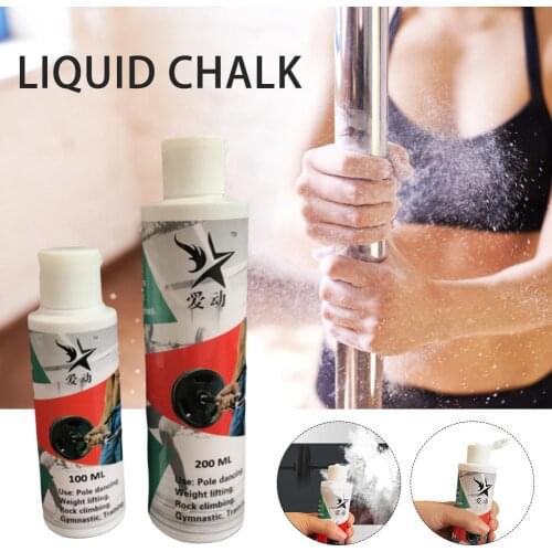 50/100/200/250ml Liquid Chalk Anti-slip Magnesium-Powder For Weightlifting Rock Climbing Lifting Workout Gym Fitness Supplies