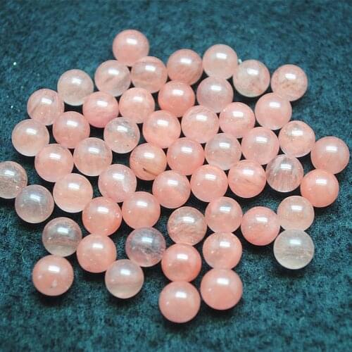 50pcs 8mm loose gem stone round ball NO HOLE for craft display items natural stone ball for beads collections wholesale price