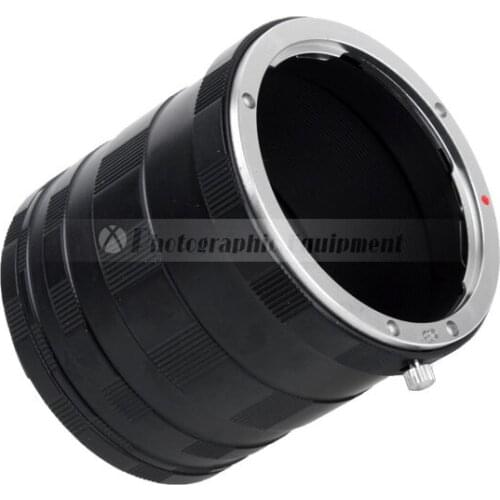 Aluminum Macro Extension Ring Tube Set 9mm 16mm 30mm Macro Adapter Ring for CANON DSLR 550D 600D 650D 700D 5D MarkII 60D 70D
