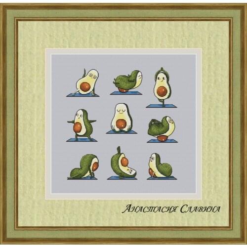 Avocado 31-30 Cross stitch kits Cross Stitch Kit Packages Counted Cross-Stitching Kits Cross stich Painting Set