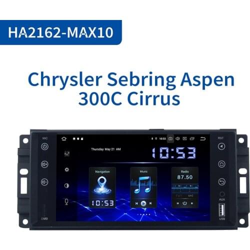Dasaita 7" IPS Android 10.0 Car Radio for Jeep GPS Wrangler Chrysler Dodge Commander Compass Patriot Grand Cherokee Liberty