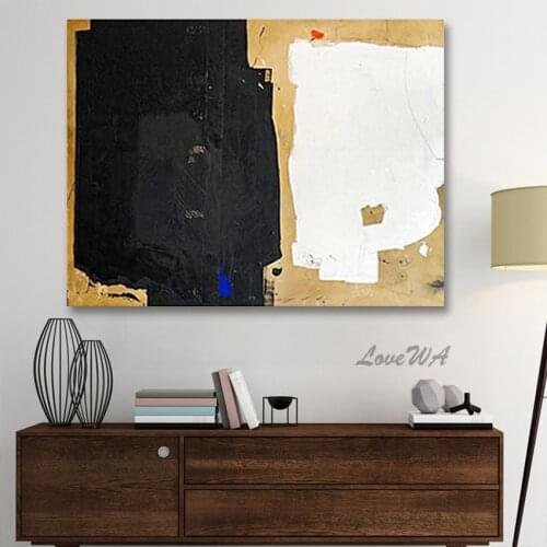 Unframed Large Decor Oil Painting Art Black White Abstract Modern Art Huge Modern Decorative Art Oil Painting Pictures