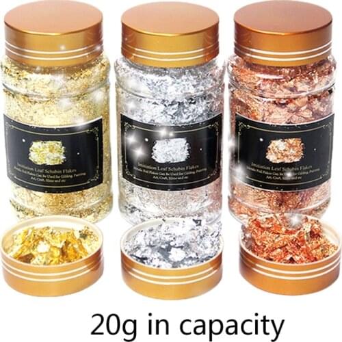 Glitter Flake Foil Chips Nail Art Paper Sheet DIY Crafts Epoxy Filling Material Decorating Accessories