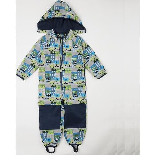 Children/Kids/Boys Softshell Jumpsuit, Playsuit, Windproof & Waterproof Romper