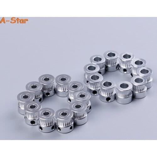 GT2 5mm 8mm Aluminum Timing Pulley For Gt2 Synchronous Belt Timing Pulley 20 Teeth Or Grooves 2gt Belt