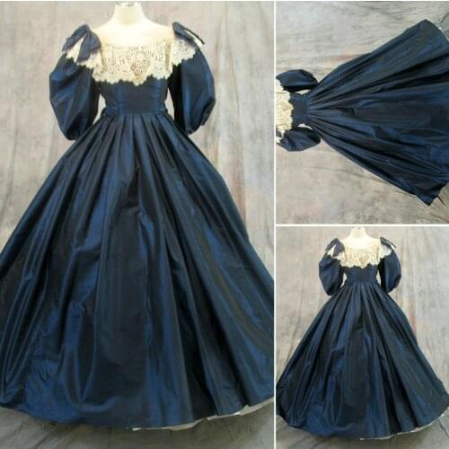 HistoricalCustomer-made All size Halloween Dresses Gothic Cosplay Victorian dress Renaissance Dress Steampunk dress V-221